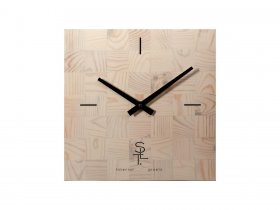 Часы настенные SLT 5196 CHESS WHITE WOOD в Батагае - batagaj.mebel-nsk.ru | фото