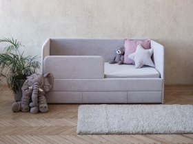 Диван-кровать Happy (светло-серый) в Батагае - batagaj.mebel-nsk.ru | фото