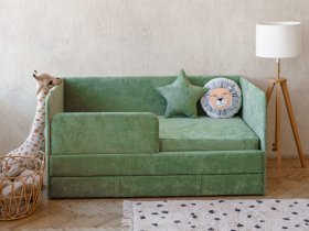 Диван-кровать Happy (зеленый) в Батагае - batagaj.mebel-nsk.ru | фото