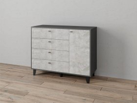 Комод «Катрин-13» (графит/мальта) в Батагае - batagaj.mebel-nsk.ru | фото