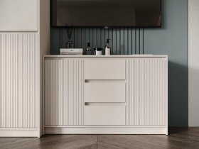 Комод КМ-003 Мирен (кашемир/матовая моно керамика) в Батагае - batagaj.mebel-nsk.ru | фото