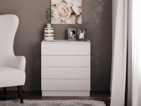 Комод Км010 (белый) в Батагае - batagaj.mebel-nsk.ru | фото