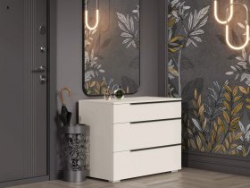 Комод с 3 ящиками Айри КМ-001 (кашемир) в Батагае - batagaj.mebel-nsk.ru | фото