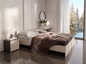 Кровать двухспальная 1,6м Гиза в Батагае - batagaj.mebel-nsk.ru | фото