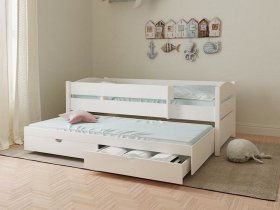 Кровать двухуровневая с ящиками «Лапландия» в Батагае - batagaj.mebel-nsk.ru | фото