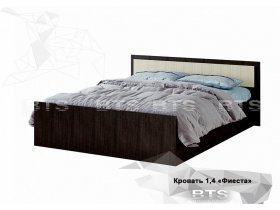 Кровать двуспальная 1,4м Фиеста (BTS) в Батагае - batagaj.mebel-nsk.ru | фото