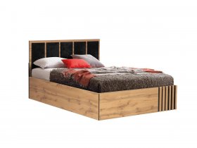 Кровать двуспальная с подъем. мех. 1,6 м Либерти 51.20 в Батагае - batagaj.mebel-nsk.ru | фото