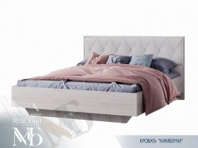 Кровать двуспальная 1,6м Кимберли КР-13 в Батагае - batagaj.mebel-nsk.ru | фото