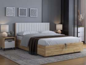 Кровать двуспальная 1,6м Юлия в Батагае - batagaj.mebel-nsk.ru | фото