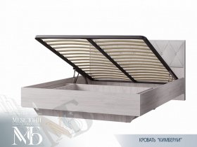 Кровать двуспальная с подъем. мех. 1,6 м  Кимберли КР-13 в Батагае - batagaj.mebel-nsk.ru | фото