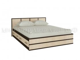 Кровать двуспальная Сакура 1,4 м в Батагае - batagaj.mebel-nsk.ru | фото