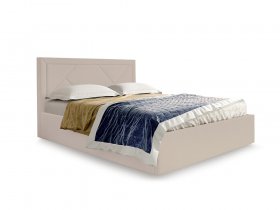 Кровать мягкая 1,6 Сиеста стандарт, вар.2 в Батагае - batagaj.mebel-nsk.ru | фото