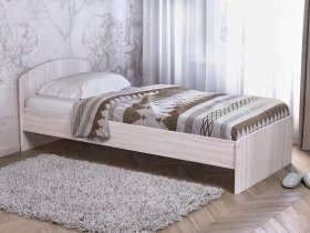Кровать односпальная 80 с низкой спинкой (ясень шимо светлый) в Батагае - batagaj.mebel-nsk.ru | фото