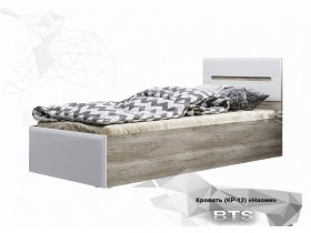 Кровать односпальная Наоми КР-12 в Батагае - batagaj.mebel-nsk.ru | фото