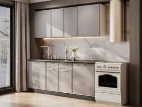 Кухонный гарнитур «Адель» 2,0м (нео) в Батагае - batagaj.mebel-nsk.ru | фото