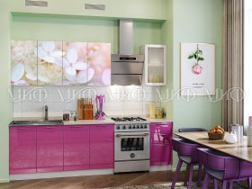 Кухонный гарнитур Вишневый цвет в Батагае - batagaj.mebel-nsk.ru | фото