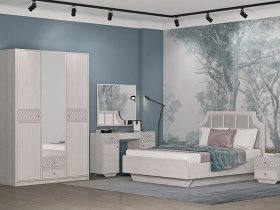 Модульная спальня Лоренцо в Батагае - batagaj.mebel-nsk.ru | фото