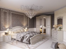 Модульная спальня Николь (Мебельград) в Батагае - batagaj.mebel-nsk.ru | фото