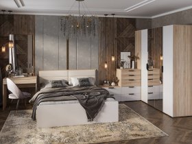 Модульная спальня Норд в Батагае - batagaj.mebel-nsk.ru | фото