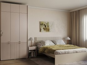 Модульная спальня Орма (МДФ) в Батагае - batagaj.mebel-nsk.ru | фото