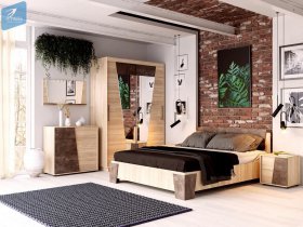 Модульная спальня Санремо в Батагае - batagaj.mebel-nsk.ru | фото