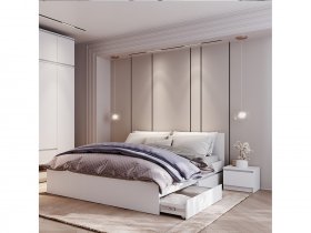 Модульная спальня Симпл в Батагае - batagaj.mebel-nsk.ru | фото
