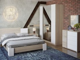 Модульная спальня «Валери» в Батагае - batagaj.mebel-nsk.ru | фото