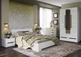 Модульная спальня Валирия в Батагае - batagaj.mebel-nsk.ru | фото