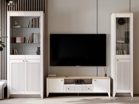 Модульная стенка Валенсия в Батагае - batagaj.mebel-nsk.ru | фото