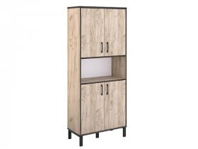 Шкаф для документов Шк050.0 Гермес лофт (дуб крафт серый) в Батагае - batagaj.mebel-nsk.ru | фото