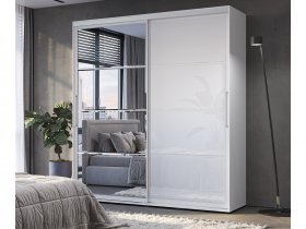 Шкаф-купе Крафт-6 2,0м (белый) в Батагае - batagaj.mebel-nsk.ru | фото
