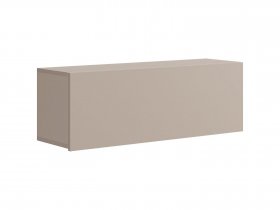 Шкаф навесной Рич (кашемир/фрапучино матовый/черный) в Батагае - batagaj.mebel-nsk.ru | фото