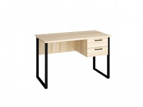 Стол компьютерный Ст152 (дуб сонома/черный муар) в Батагае - batagaj.mebel-nsk.ru | фото