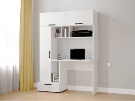Стол письменный «Квартет-11» (белый) в Батагае - batagaj.mebel-nsk.ru | фото
