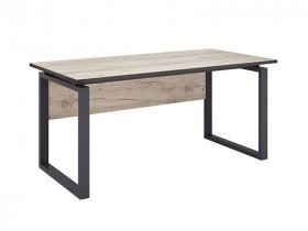 Стол руководителя Ст075.0 Гермес лофт (дуб крафт серый) в Батагае - batagaj.mebel-nsk.ru | фото