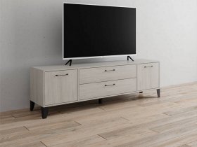 Тумба под ТВ Парус-13 (ясень анкор светлый) в Батагае - batagaj.mebel-nsk.ru | фото